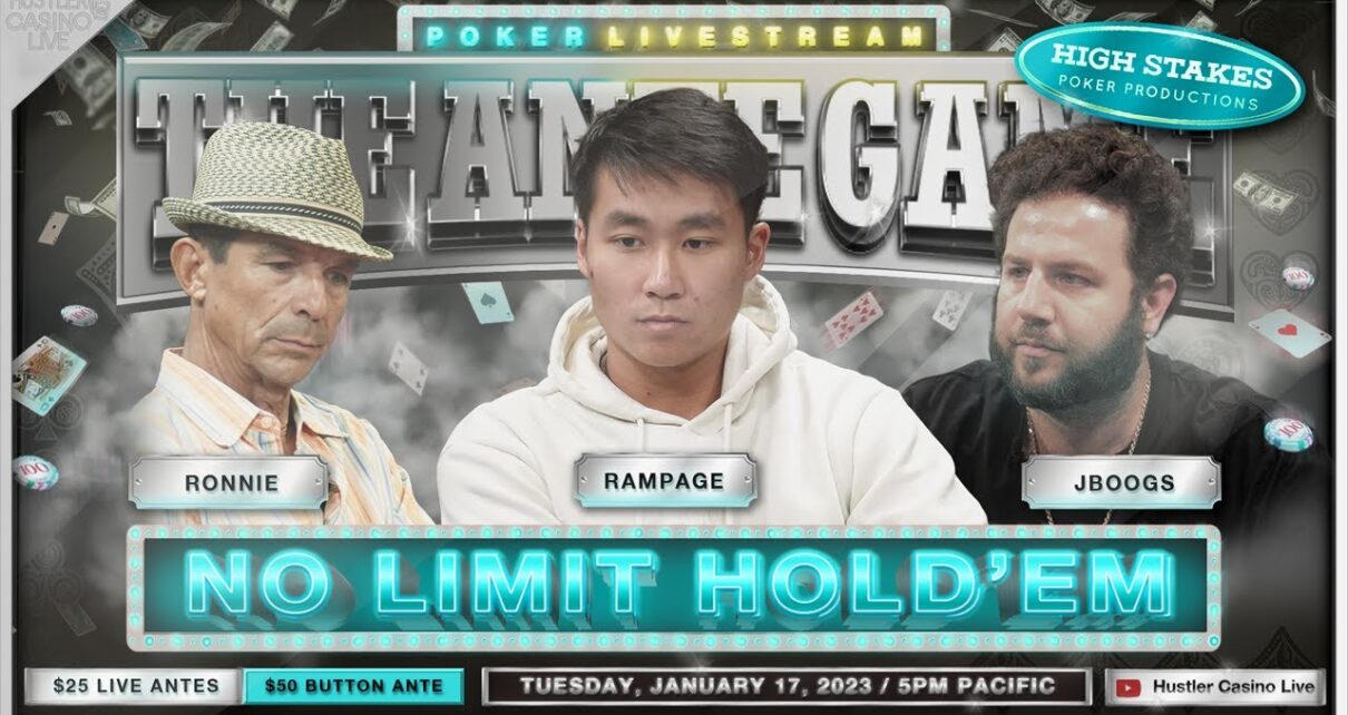 Rampage Plays The Ante Game w/ JBoogs, Francisco, Eli & Ronnie – Commentary by DGAF Rampage Plays The Ante Game w/ JBoogs, Francisco, Eli & Ronnie – Commentary by DGAF