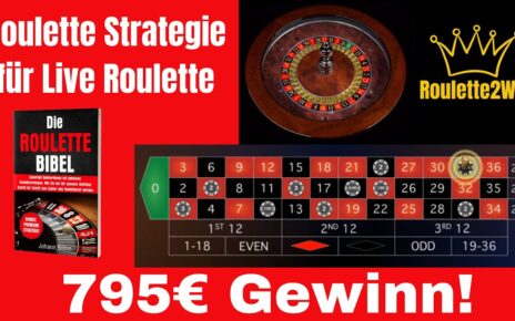 Roulettesystem 2022! Auf 795€ mit Roulette Strategie im online Casino