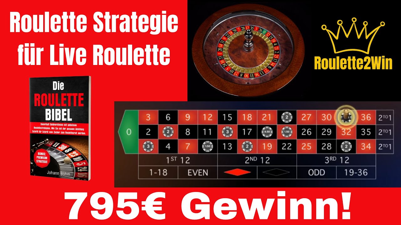 Roulettesystem 2022! Auf 795€ mit Roulette Strategie im online Casino