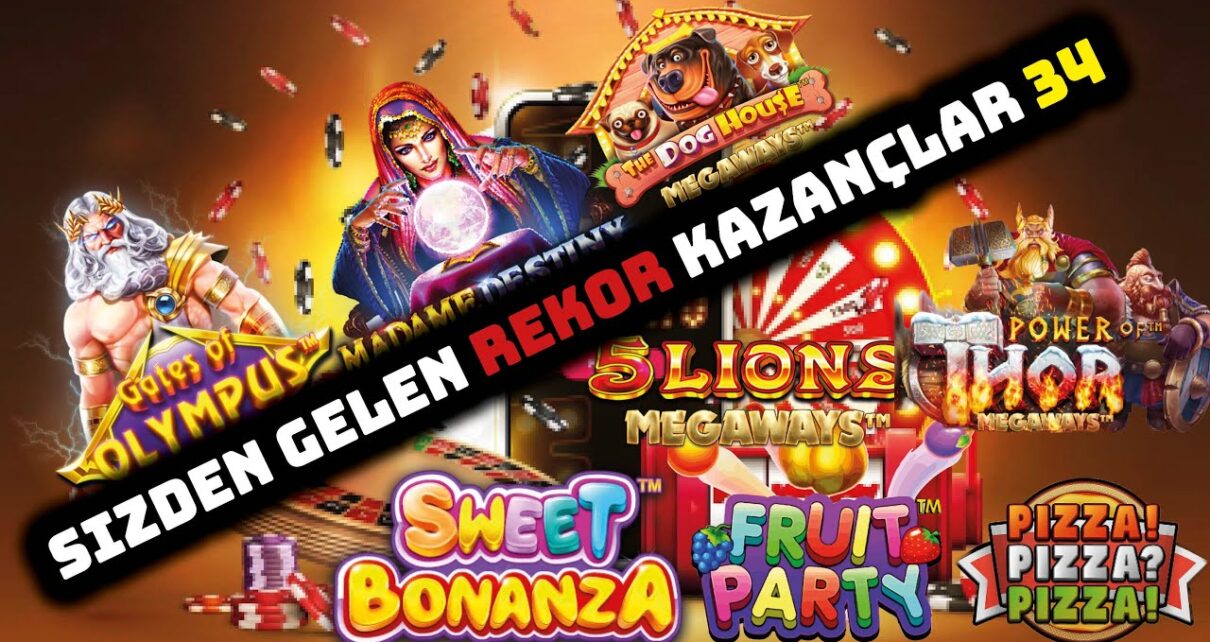 SLOT OYUNLARI ? SİZDEN GELENLER ? SLOT REKOR KAZANÇLAR SERİSİ 34 ?ı