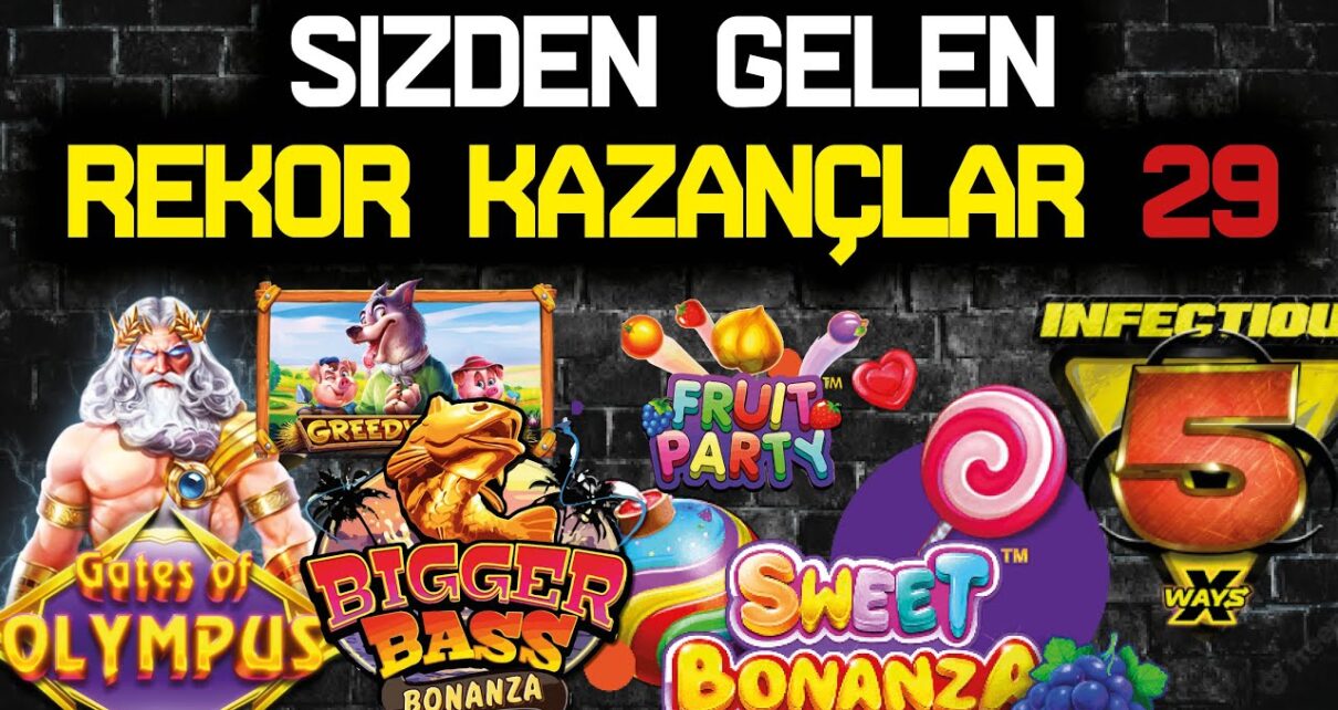 SLOT OYUNLARI ? SİZDEN GELENLER ? SLOT REKOR KAZANÇLAR VE VURGUNLAR 29 #slotoyunları #casino #slot