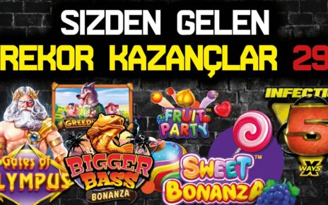 SLOT OYUNLARI ? SİZDEN GELENLER ? SLOT REKOR KAZANÇLAR VE VURGUNLAR 29 #slotoyunları #casino #slot