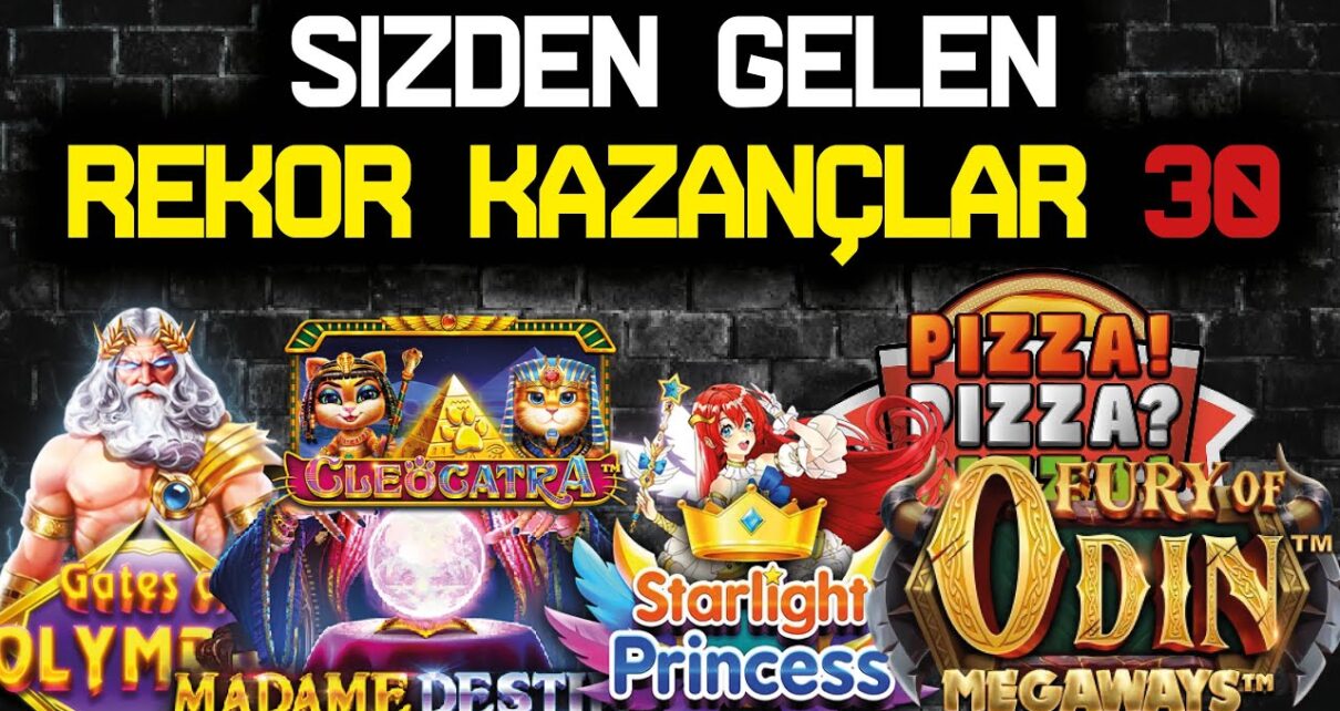 SLOT OYUNLARI ? SİZDEN GELENLER ? SLOT REKOR KAZANÇLAR VE VURGUNLAR 30 #slotoyunları #casino #slot