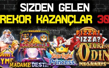 SLOT OYUNLARI ? SİZDEN GELENLER ? SLOT REKOR KAZANÇLAR VE VURGUNLAR 30 #slotoyunları #casino #slot