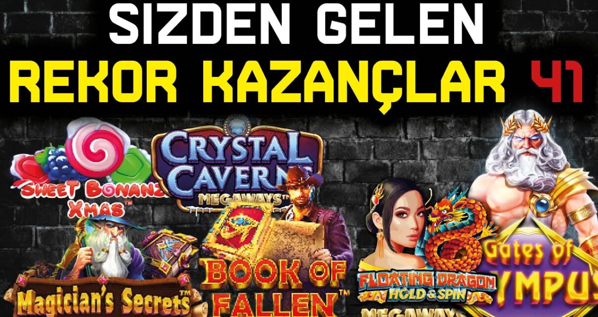 SLOT OYUNLARI ? SİZDEN GELENLER ? SLOT REKOR KAZANÇLAR VE VURGUNLAR 41ı