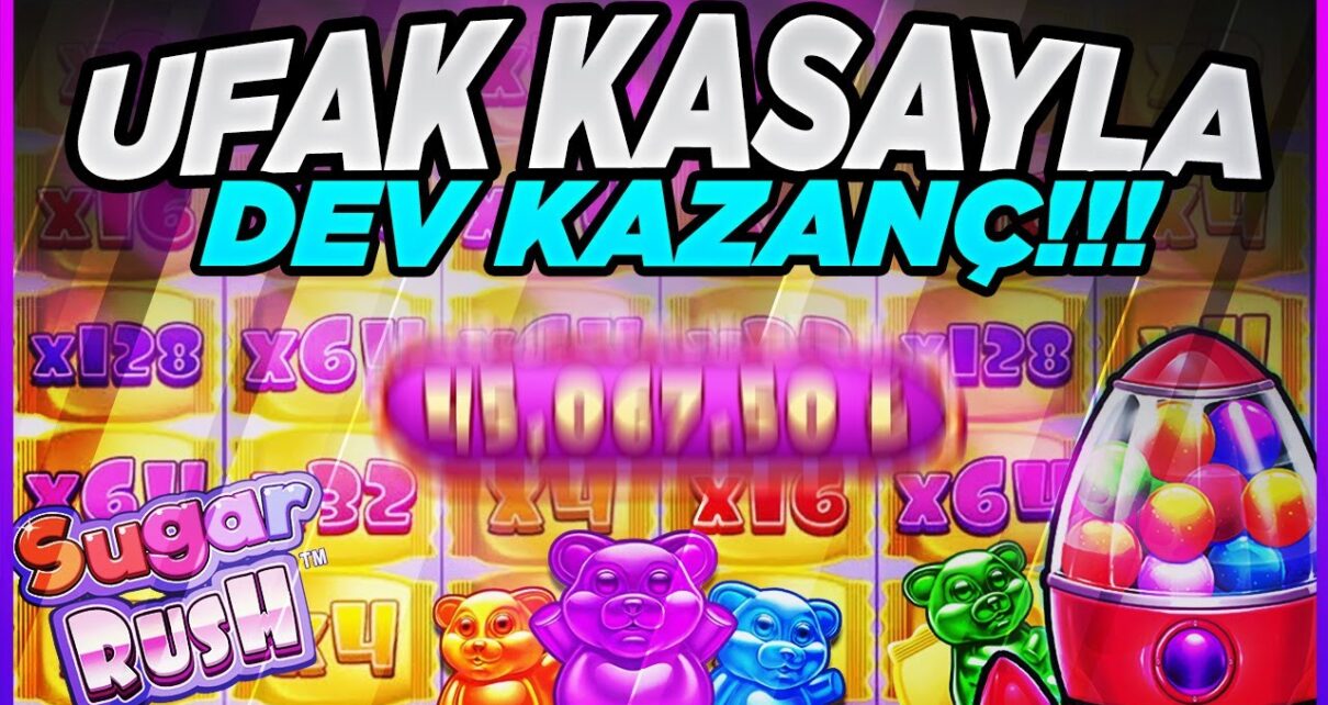 SLOT OYUNLARI SUGAR RUSH ? EN ÇOK KAZANDIRAN SLOT OYUNLARINDA REKOR KAZANÇLARA DEVAM ?