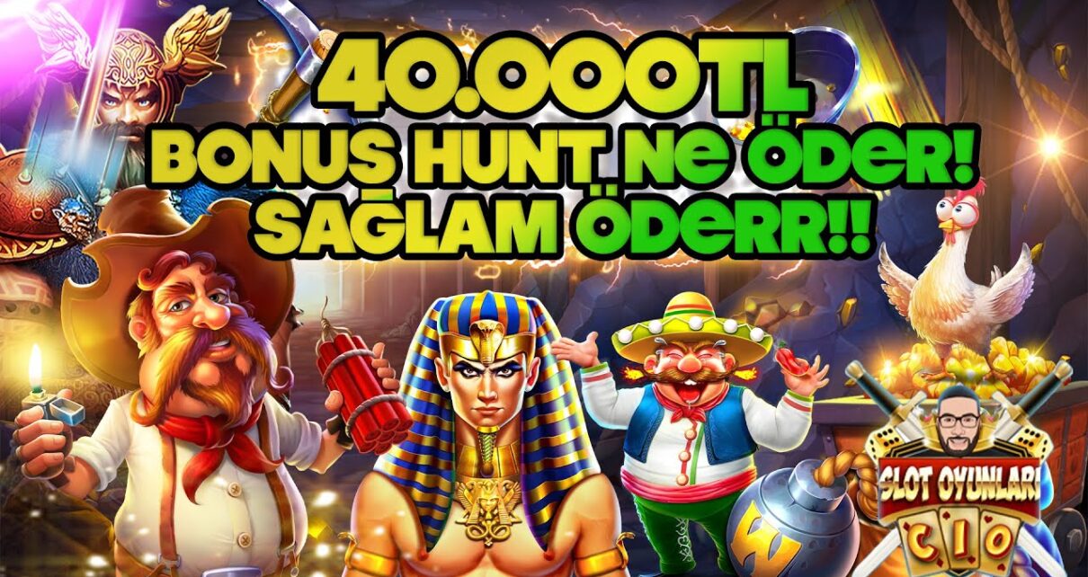 SLOT OYUNLARI??40.000₺ BONUS HUNT NE ÖDER???EN POPÜLER OYUNLAR??BUM BEEE?ı