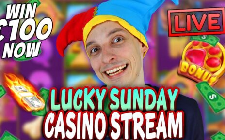 SLOTS LIVE ? LUCKY SUNDAY! Casino Stream with mrBigSpin