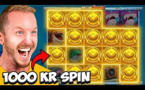 Satsar 50 000 kr på Razor Shark hos William Hill Casino