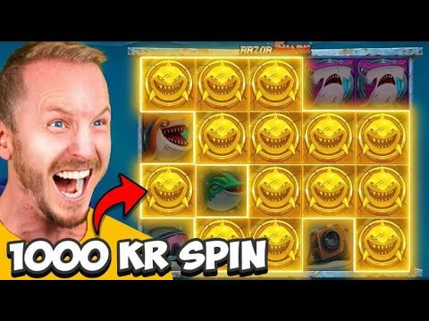 Satsar 50 000 kr på Razor Shark hos William Hill Casino