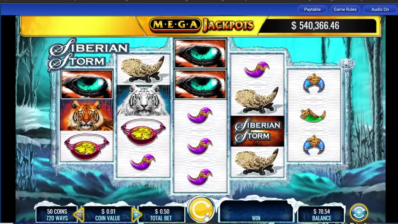 Siberian Storm Slot on Fan duel online casino slots!