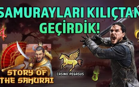 ⚔#StoryOfSamurai’da Samurayları Dize Getirdik! Casino Pegasus #slot#casino#slotoyunları#spinomenal