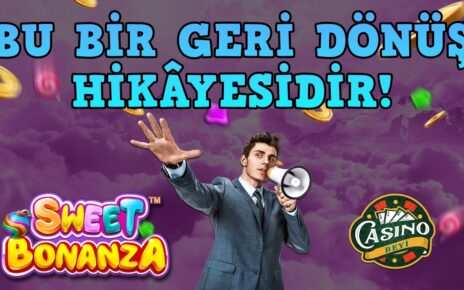 ?#SweetBonanza’da Geri Dönüp Patlama Yaptık! – Casino Beyi #slot#casino#slotoyunları#slotvideoları