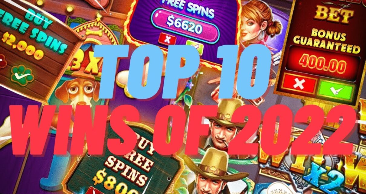 TOP 10 tape WINS OF 2022  ONLINE CASINO BONUS BUYS