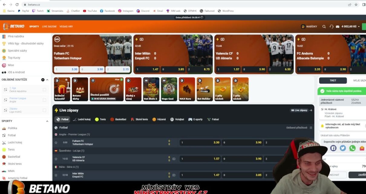TOP&FAIL MOMENTS • VSADIL JSEM NA BABIŠE • BETANO ONLINE CASINO 23.1.2023 TOP&FAIL MOMENTS • VSADIL JSEM NA BABIŠE • BETANO ONLINE CASINO 23.1.2023