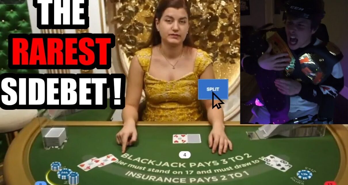 The Absolute RAREST Hand In BlackJack !!!