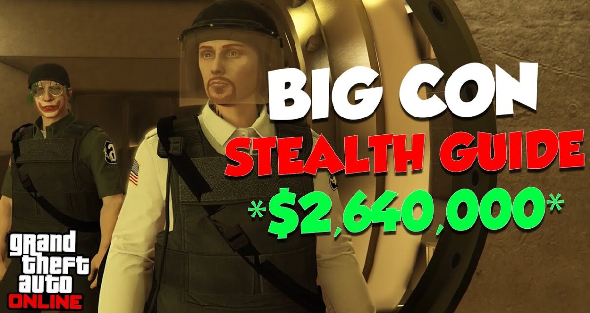 *UPDATED* 2 participant HARD STEALTH GUIDE (Big Con, Gruppe Sechs) | GTA Online Casino Heist Walk-through