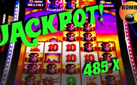 WHAT!? WOW! JACKPOT! 485 X #Casino #LasVegas #SlotMachine