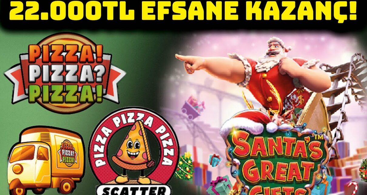 YENİ SLOT OYUNLARI ⚡ SANTA’S GREAT GİFTS ⚡ PİZZA PİZZA ⚡ BÜYÜK KAZANÇ ? #slotoyunları #casino #slot