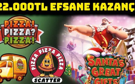 YENİ SLOT OYUNLARI ⚡ SANTA’S GREAT GİFTS ⚡ PİZZA PİZZA ⚡ BÜYÜK KAZANÇ ? #slotoyunları #casino #slot