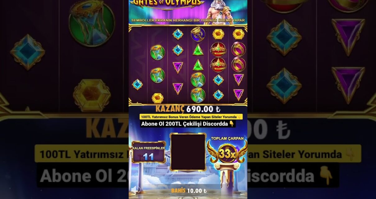 10 Bahise MAX WİN! – Gates Of Olympus Rekor Kazanç –ı