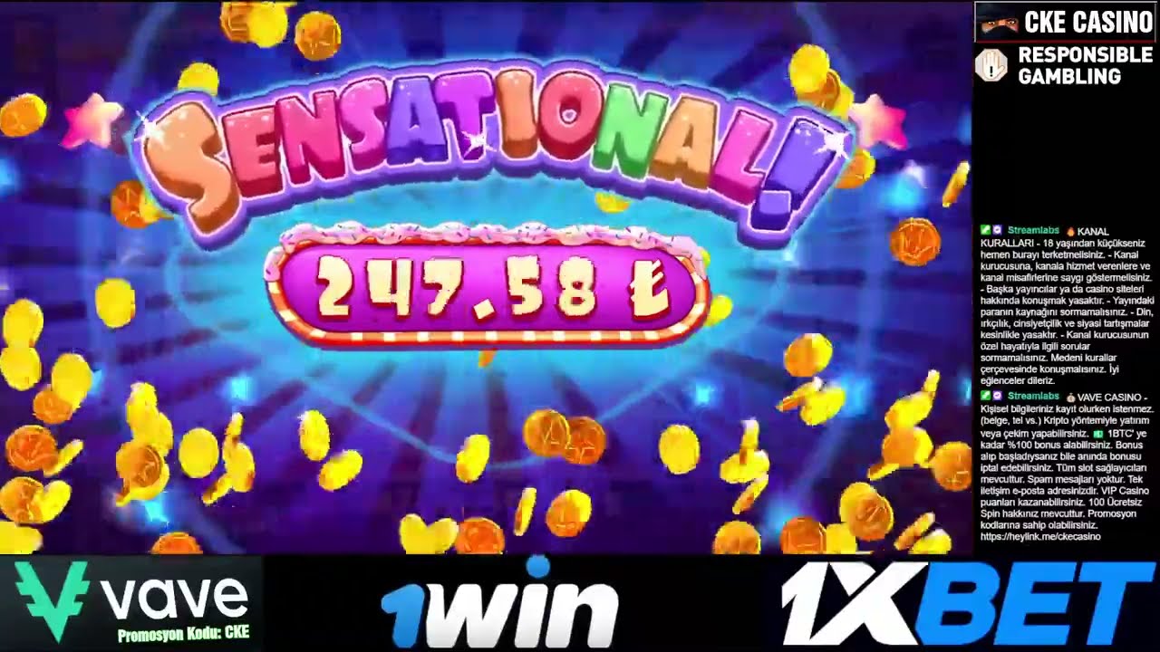 1XBET - 1WIN - VAVE CASINO - CANLI SLOT YAYINI Slot | Canlı Casino | Canlı Rulet