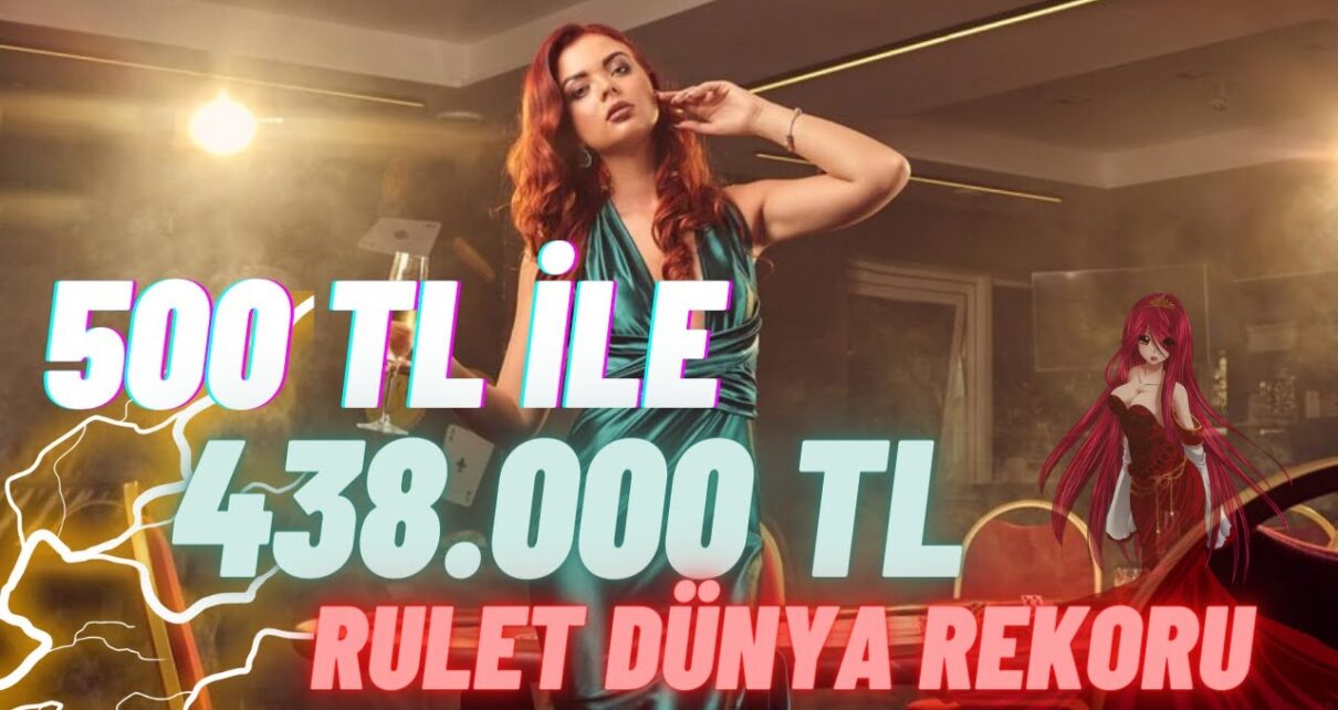 500 TL İLE 438.000 TL RULET REKORU CASİNO EFSUN #rulet #casino #slot