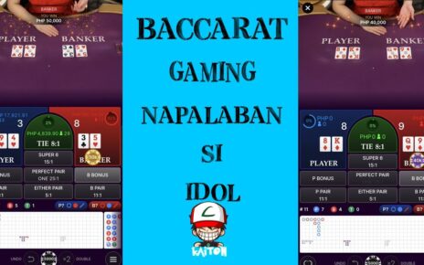 BACCARAT GAMING || PAANO MANALO KAY BACCARAT #baccarat #moneycoming #onlinecasino #evolution