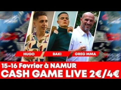 BAKI, Hugo ET Greg MMA en cash games au Circus Casino Resort Namur
