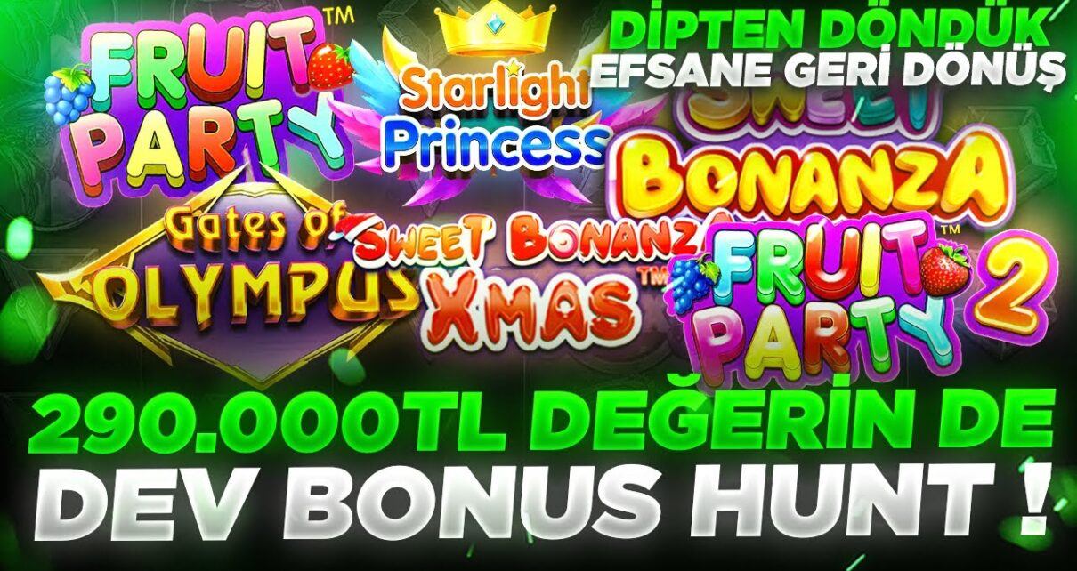 BONUS HUNT l DİPTEN DÖNDÜM ! | 290.000 DEĞERİN’DE 6 OYUN