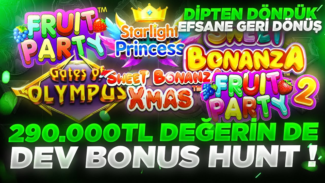 BONUS HUNT l DİPTEN DÖNDÜM ! | 290.000 DEĞERİN'DE 6 OYUN #bonushunt #casino #slot #gatesofolympus