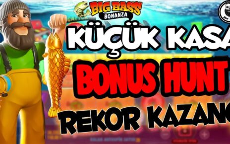 Big Bass Bonanza l Küçük Kasa Bonus Hunt’la Rekora Gitti (50.000k) #slot #casino #slotoyunları