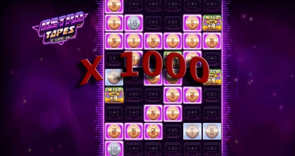Big win in retro tapes. Online casino 2023