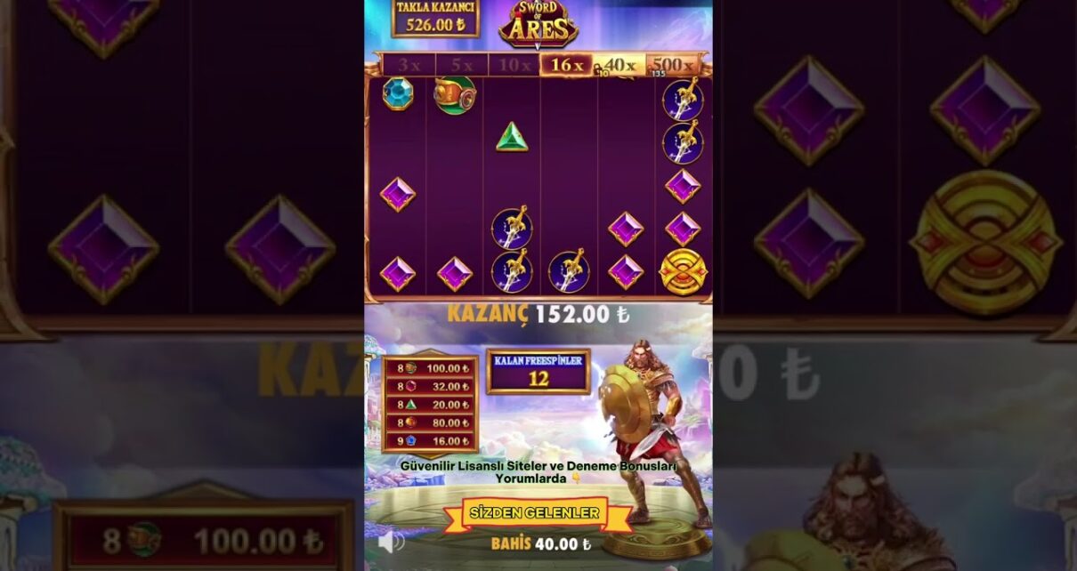 Bu Oyunu Daha Önce Oynadınız Mı ? – Sword Of Ares Big Win –
