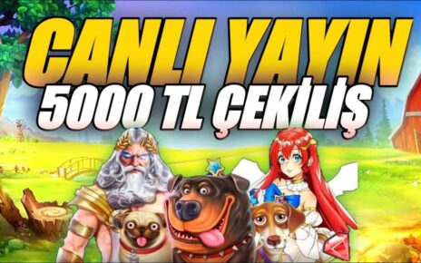 CASİNO / SLOT CANLI YAYINI İZLE ! 5000 TL ÇEKİLİŞ ! 10 İLE HEDEF 50K !  #casino #slot  #slotoyunları