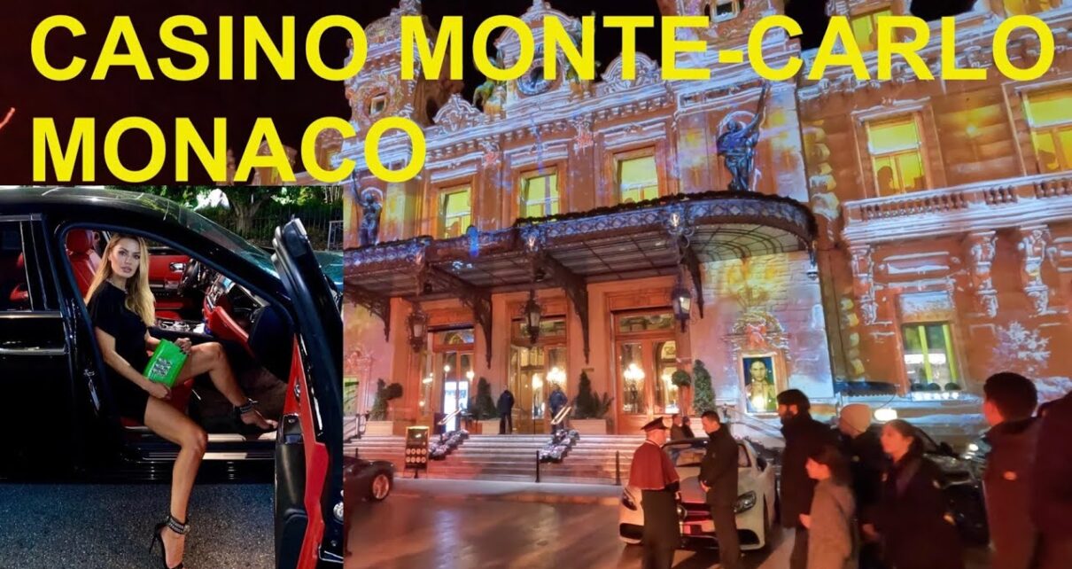 ???Casino de MONACO. Monte-Carlo Walking Tour. Christmas 2022.??