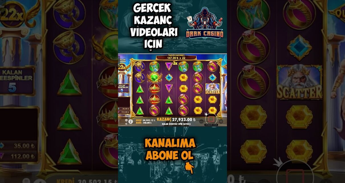 GATES OF OLYMPUS ? İÇİNDEN GEÇİYORUZ ? Part1 #gatesofolympus #slotoyunları #slot #casino