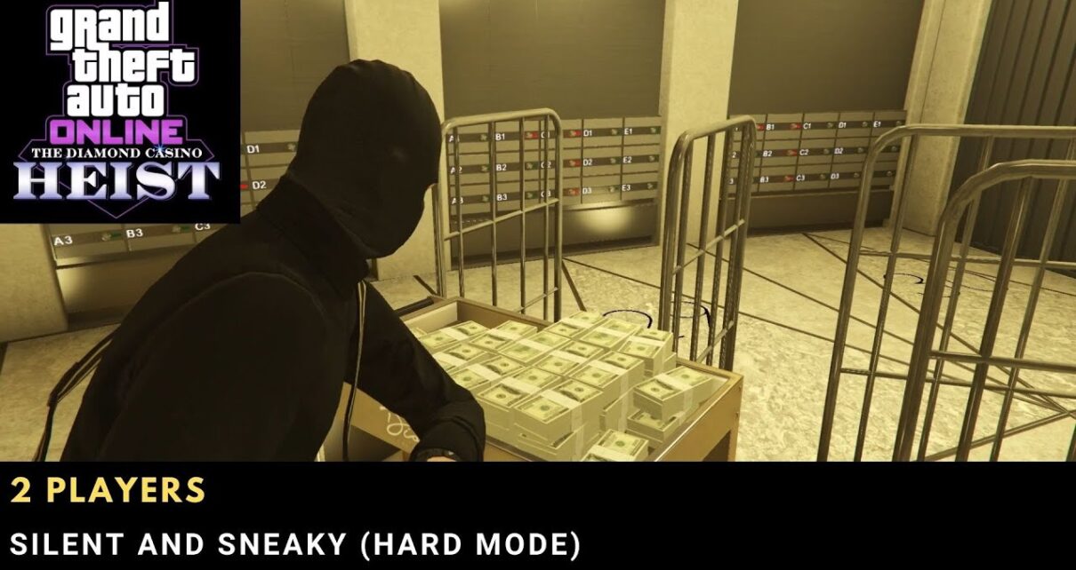 GTA Online: Casino Heist “Silent and Sneaky Approach” 2-players (No Commentary)