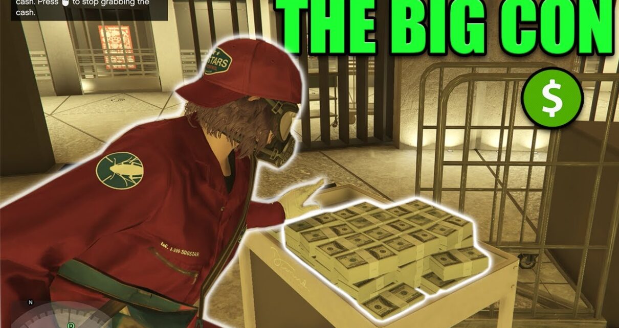 GTA Online Casino Heist Stealing Cash – The BIG CON