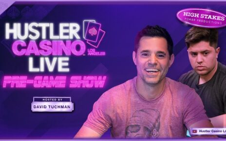 Hustler Casino Live PRE-GAME exhibit w/ Mariano & David Tuchman