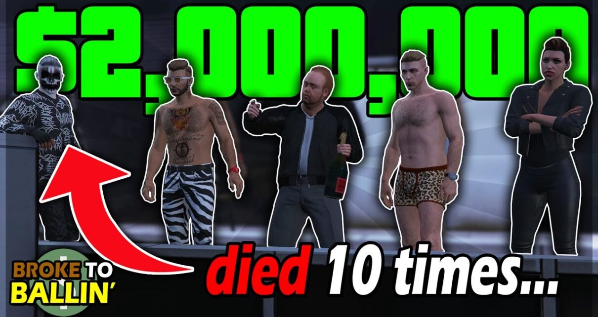 I COMPLETED the Diamond Casino Heist with Randoms… | Broke to Ballin’ #16 – GTA Online E&E