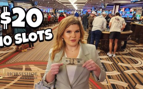 I set  in 10 Slot Machines at Horseshoe Casino in Las Vegas… And HIT BIG! ?