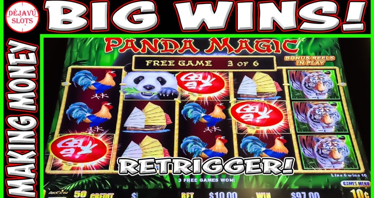 INCREDIBLE TURNING FREE PLAY INTO PROFITS AT YAAMAVA CASINO! DRAGON CASH PANDA MAGIC SLOT MACHINE