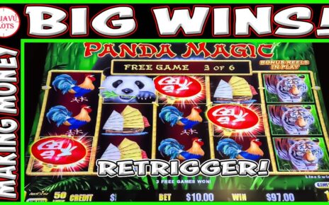 INCREDIBLE TURNING FREE PLAY INTO PROFITS AT YAAMAVA CASINO! DRAGON CASH PANDA MAGIC SLOT MACHINE