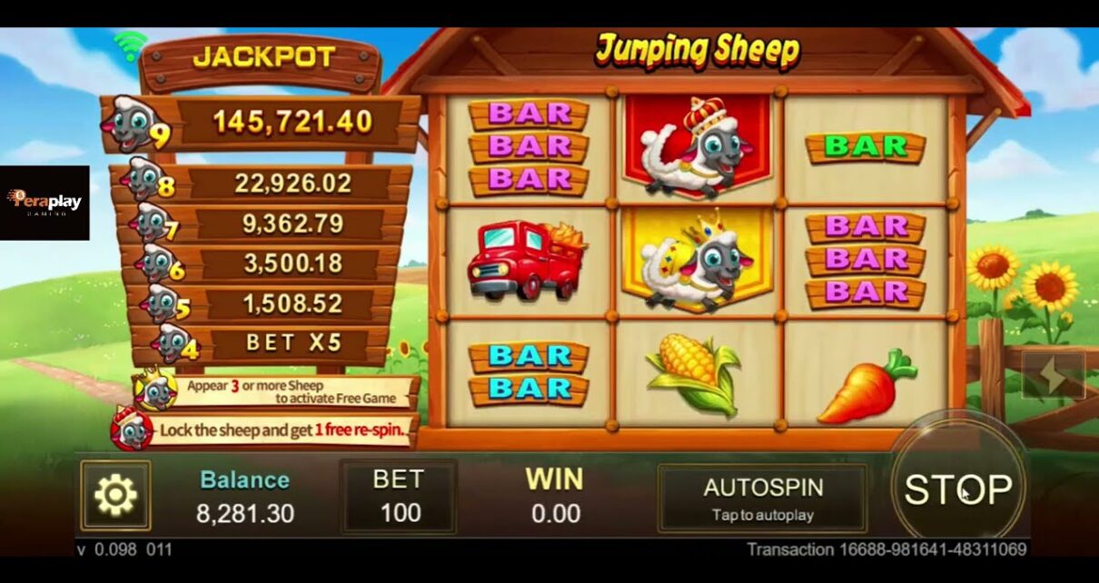 Jumping Sheep in PeraPlay The Best Online Casino You Can find! -Easy Game and Free Bonus