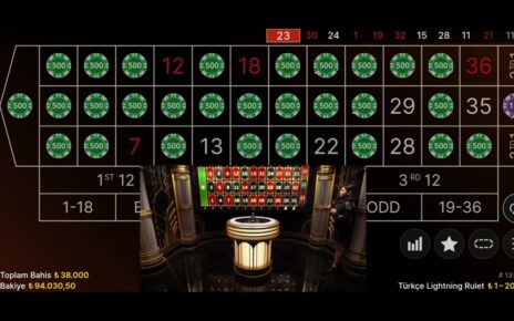 KAYBETMESİ İMKANSIZ RULET TAKTİĞİ2 !! TAKTİK İLE 210.000₺ KAZANDIK #rulet #casino #lightningroulette