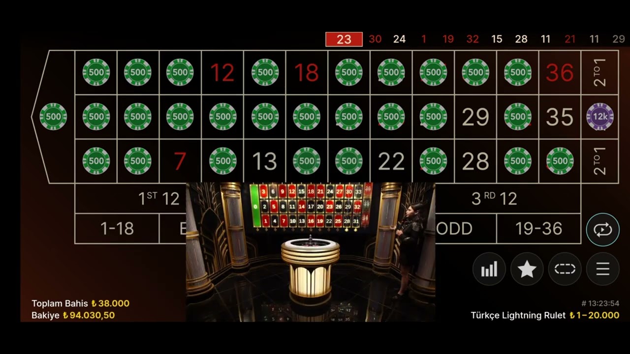 KAYBETMESİ İMKANSIZ RULET TAKTİĞİ2 !! TAKTİK İLE 210.000₺ KAZANDIK #rulet #casino #lightningroulette