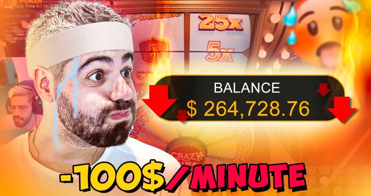 MA BANKROLL FOND A VUE D’OEIL AU CASINO ONLINE: -100$/min MA BANKROLL FOND A VUE D’OEIL AU CASINO ONLINE: -100$/min
