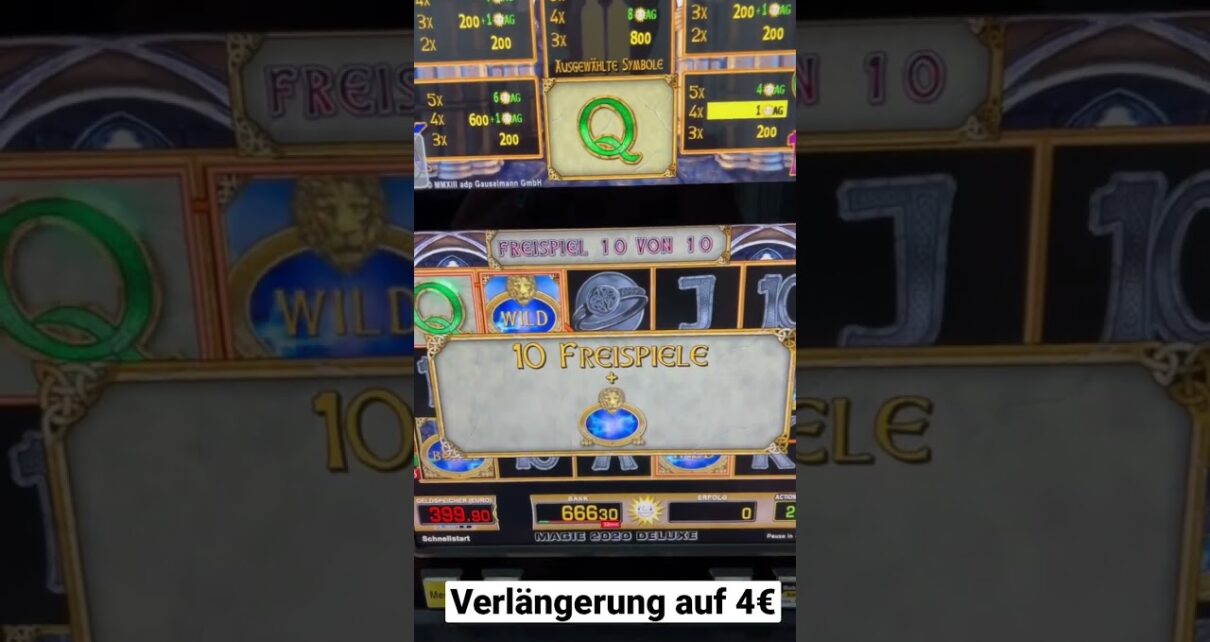 MAGIC MIRROR VERLÄNGERUNG AUF 4€ ??? Merkur Magie Casino Spielhalle Spielothek