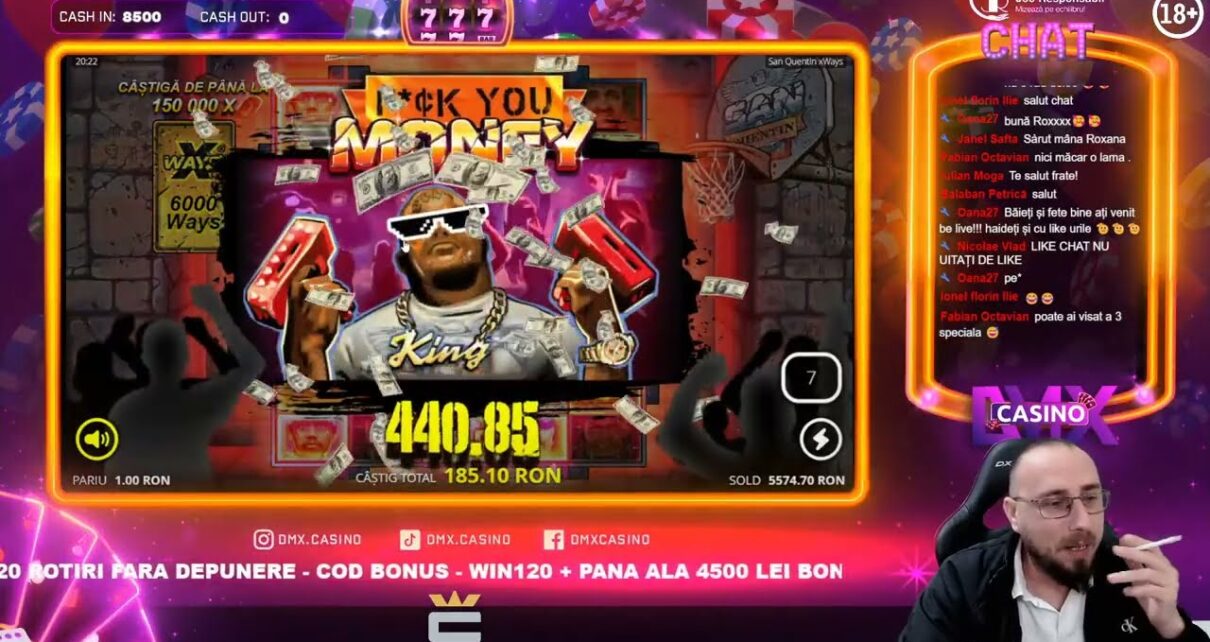 MAXWIN LA SAN QUENTIN – LIVE CONTI CAZINO  |  GOOD VIBES   @ DMX CASINO